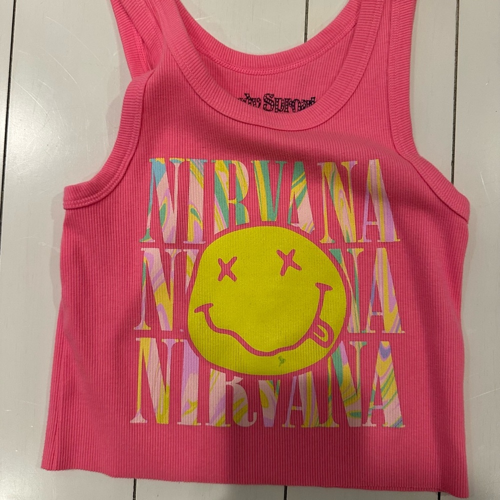 Rowdy Sprout Vibrant Pink Tank Top for Kids NWOT